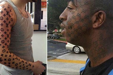 Man’s Louis Vuitton Face Tattoos Go Viral 